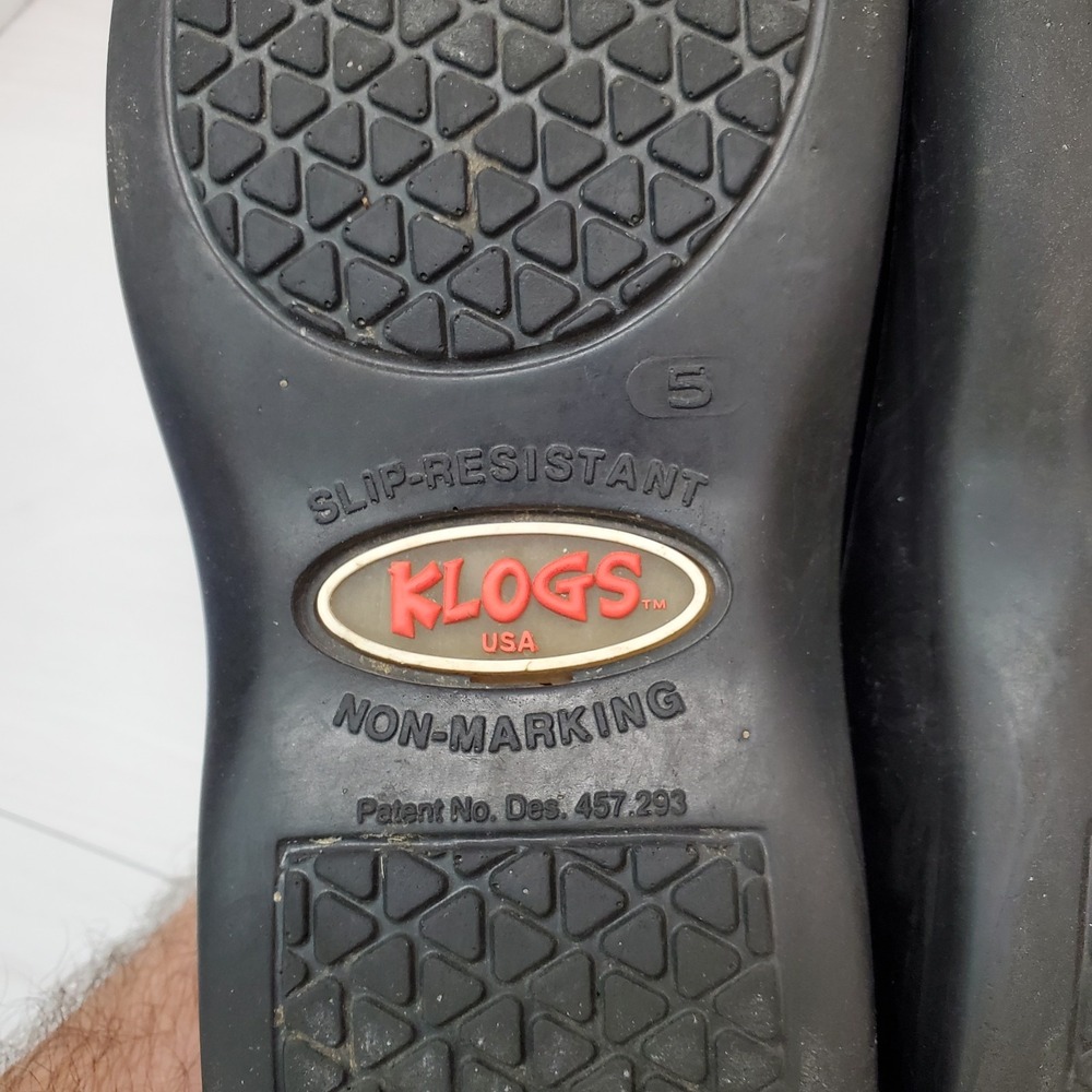 Klogs USA Springfield Work Clog Black Slip-Resistant Shoes Slip-On Womens 5 - Picture 12 of 13